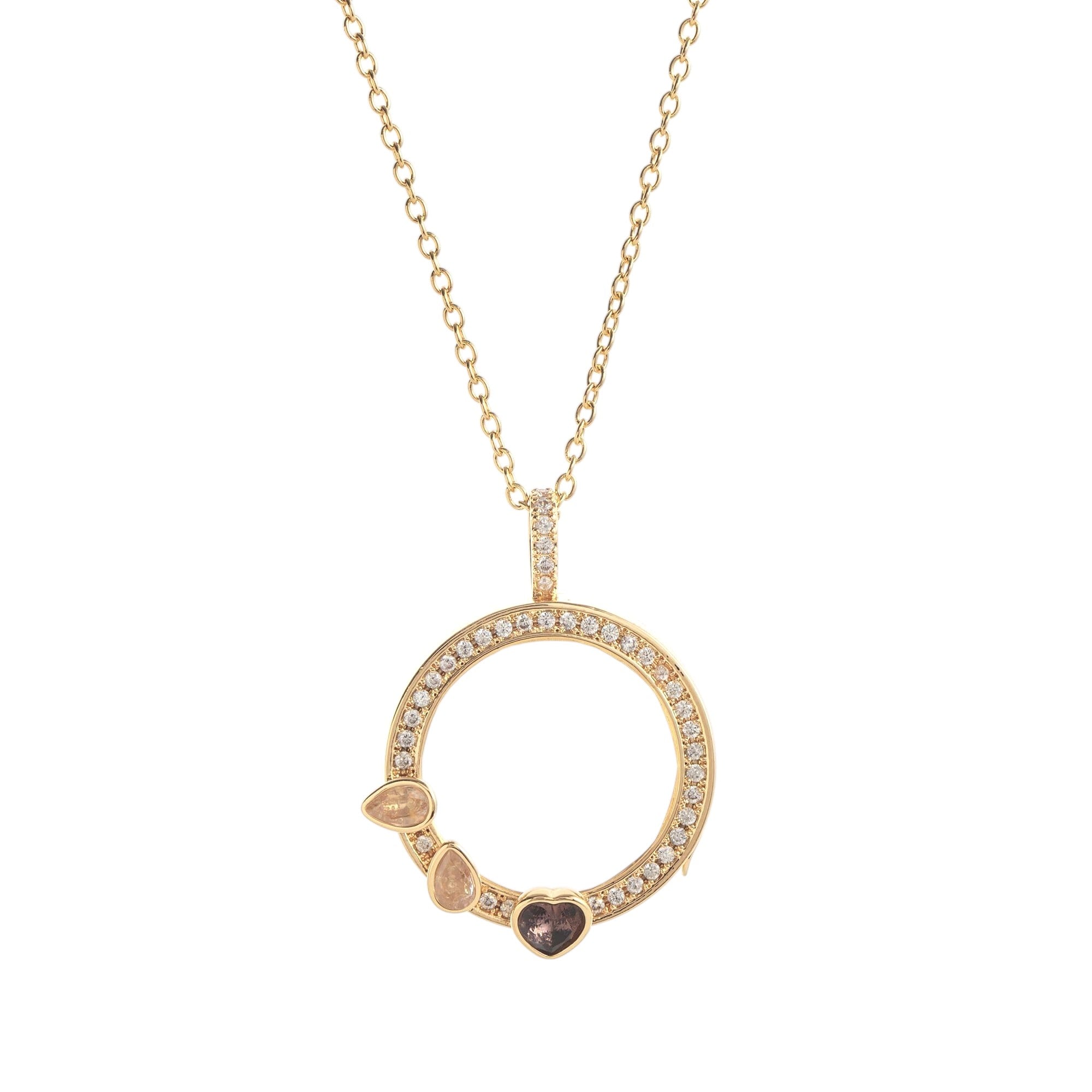 Medalhão G Loquet  Coração Lumi