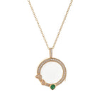 Medalhão G Loquet  Coração Lumier
