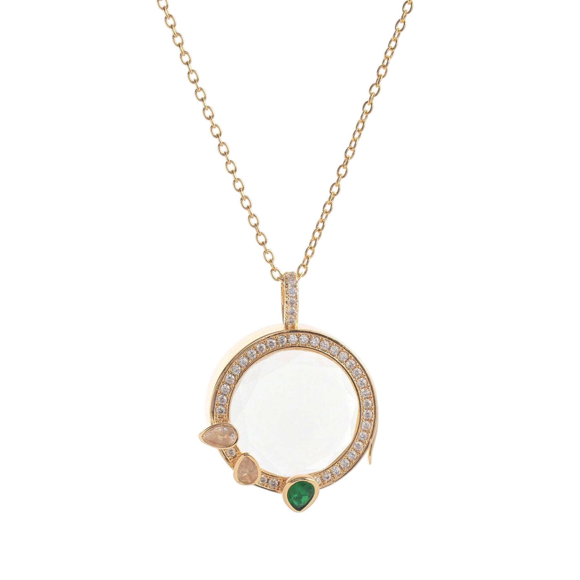 Medalhão G Loquet  Coração Lumier