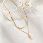Colar Celestia Liliac 2 peças