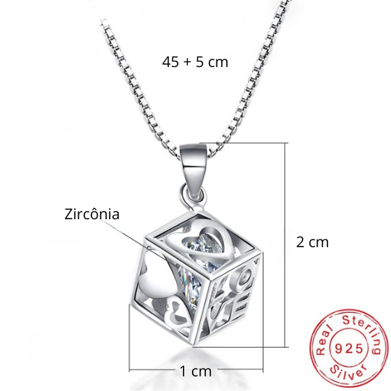 Colar Cubic Love