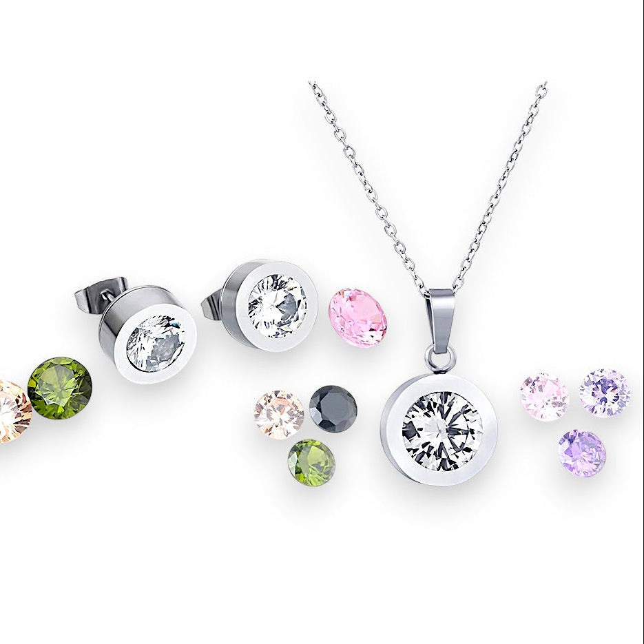 Colar Cloé Prateado + Brinde