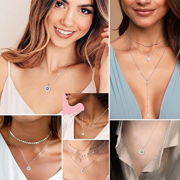 Colar Cloé Prateado + Brinde