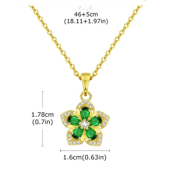 Colar Bloom Belle Green