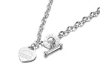 Colar Faith Heart Silver