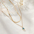 Colar Celestia Blue 2 peças
