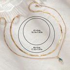 Colar Celestia Blue 2 peças