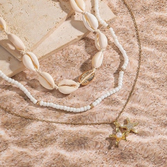 Colar Golden Starfish