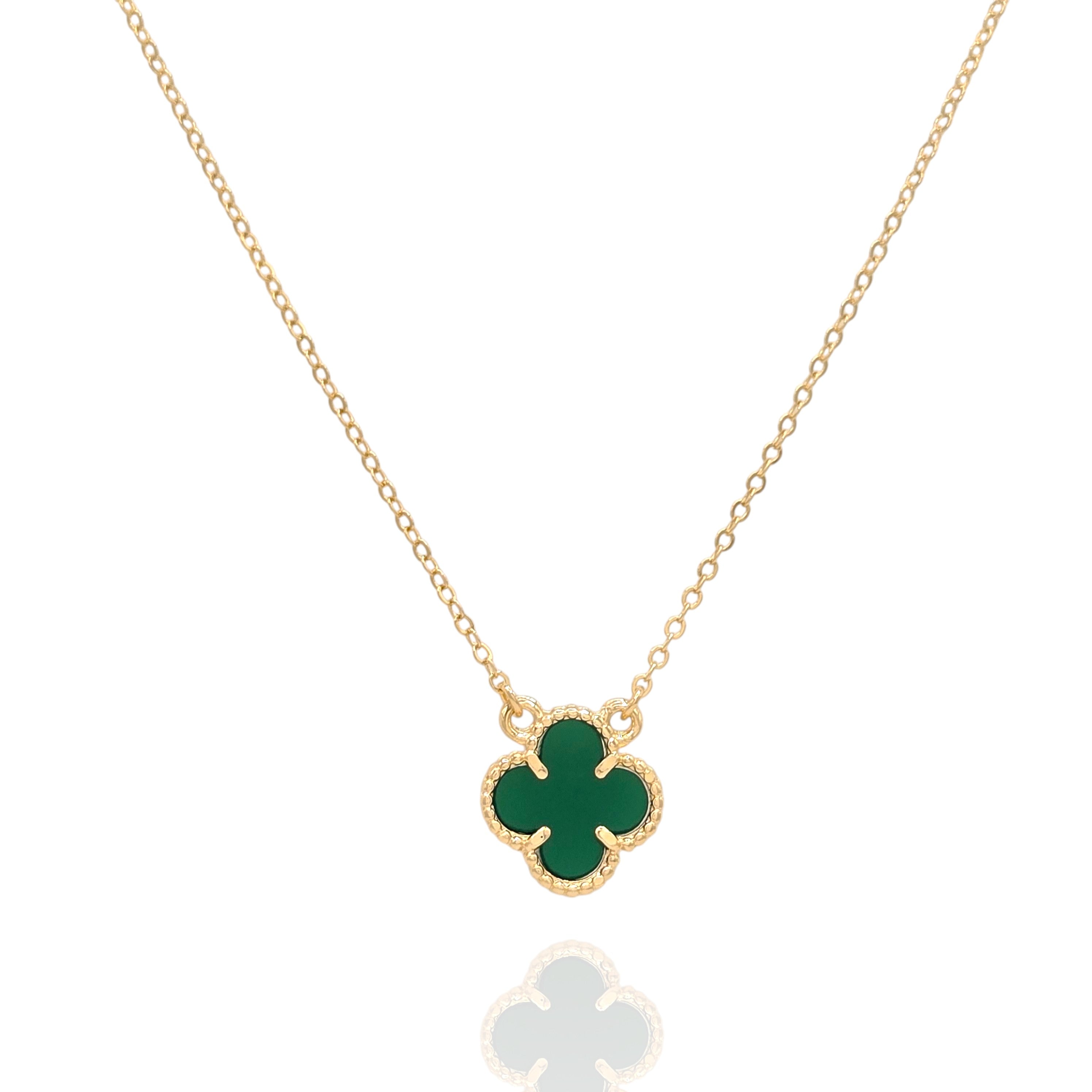 Colar Trevo Gold lucky