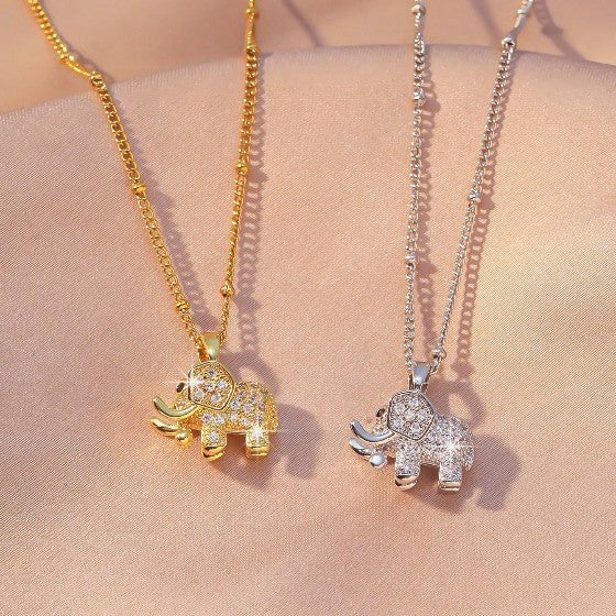 Colar Lucky Elefant Prateado
