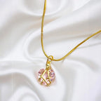 Colar Pink Heart