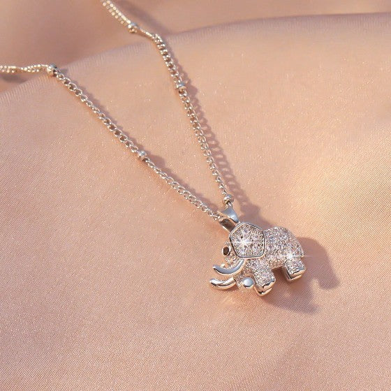 Colar Lucky Elefant Prateado