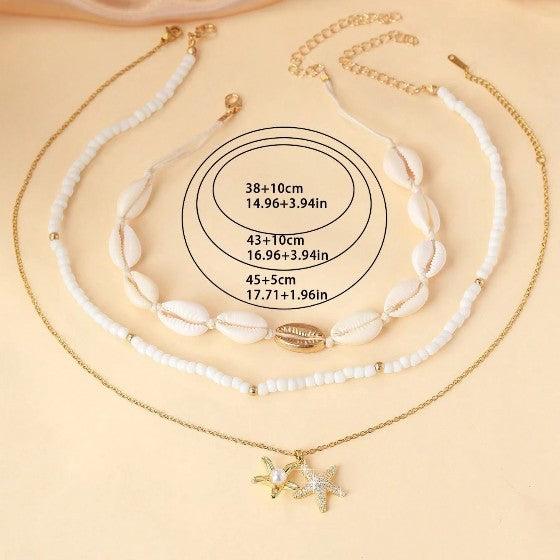 Colar Golden Starfish