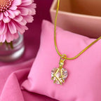 Colar Pink Heart