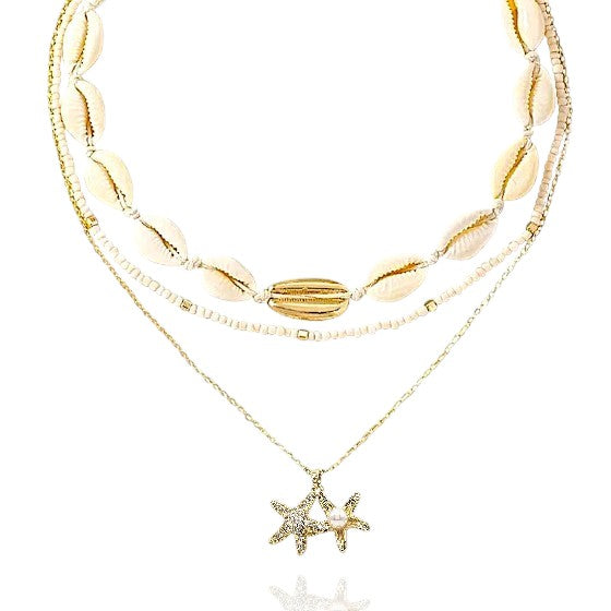 Colar Golden Starfish