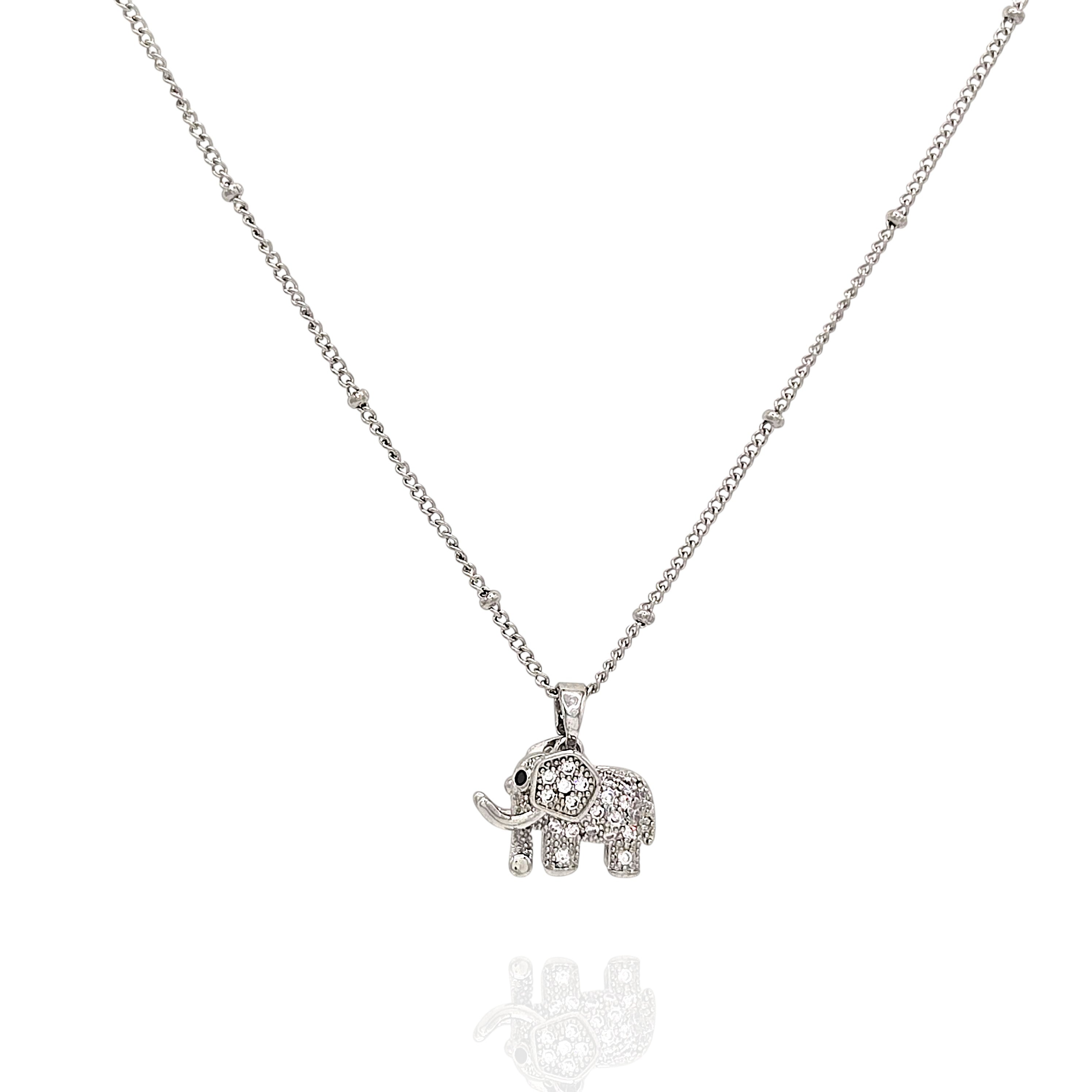 Colar Lucky Elefant Prateado