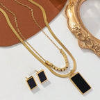 Conjunto Golden Black