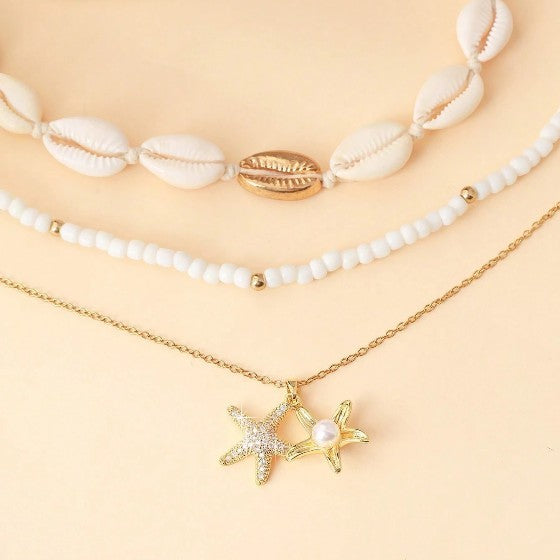 Colar Golden Starfish